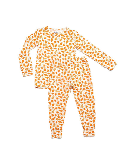 Football Print Bamboo Pajamas for Kids