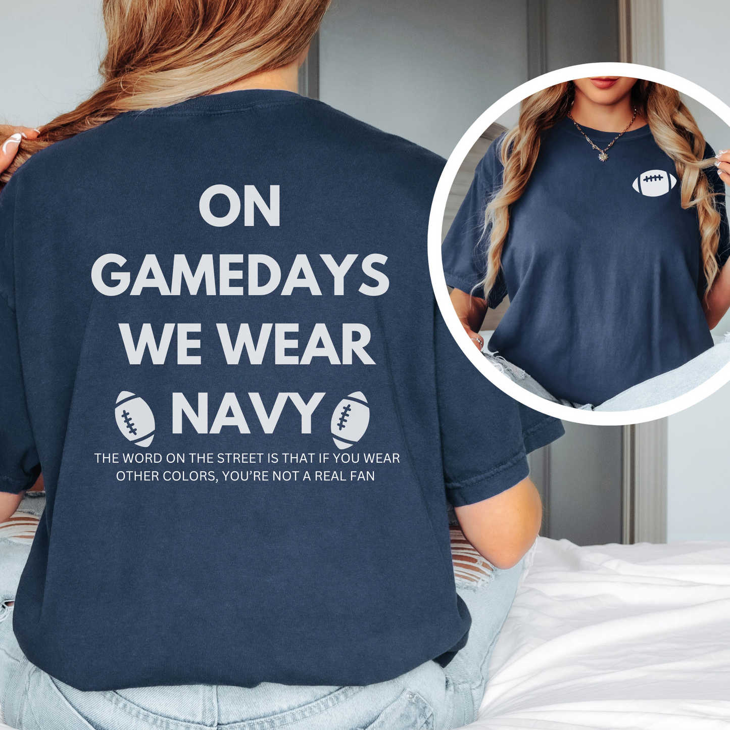 On Game Days -- Spirit Graphic Tee
