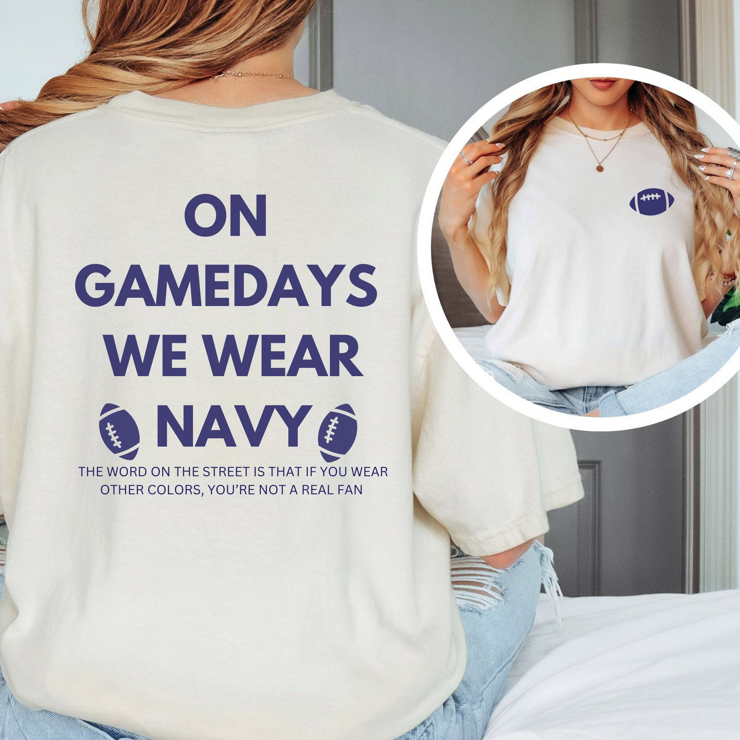 On Game Days -- Spirit Graphic Tee