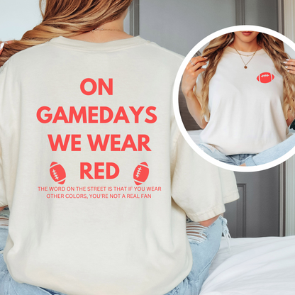 On Game Days -- Spirit Graphic Tee