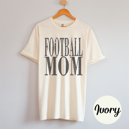 Distressed Football Mom -- Graphic Tee
