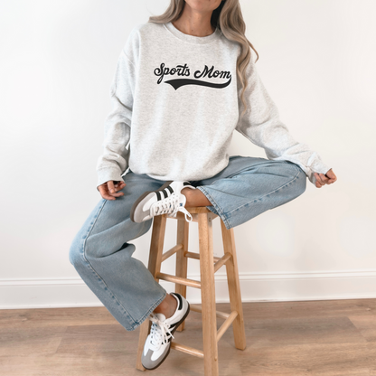 Sports Mom Crewneck Sweatshirt -- All-Sport Gameday Style