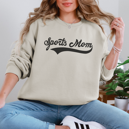Sports Mom Crewneck Sweatshirt -- All-Sport Gameday Style
