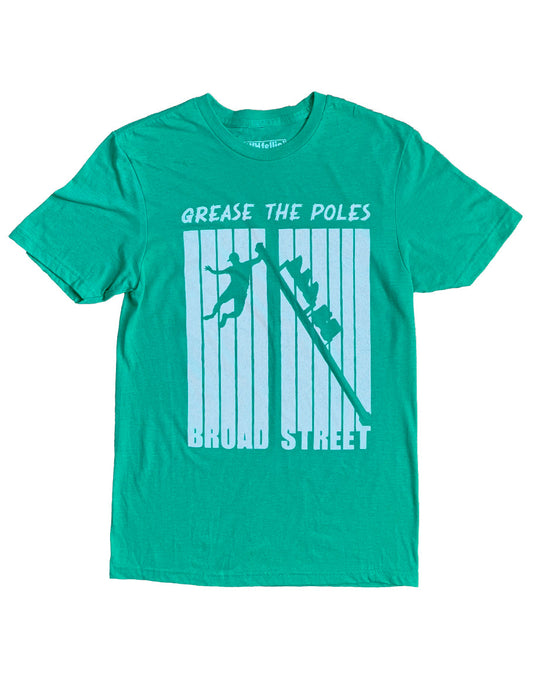 Grease The Poles — Eagles Championship Tee in Green