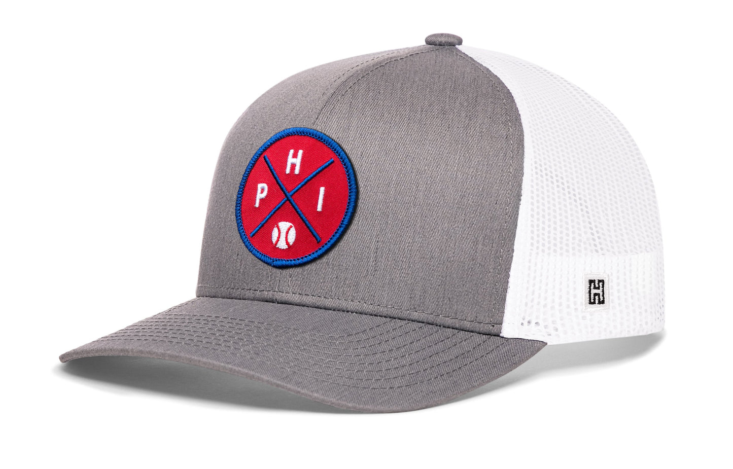 PHI X Baseball Snapback — Philadelphia Trucker Hat