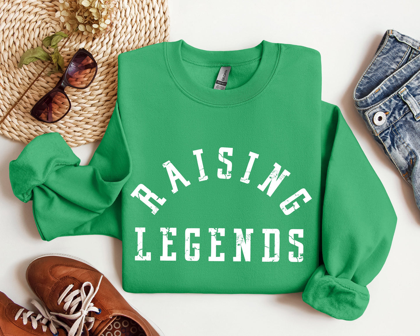 Raising Legends -- Sports Mom and Coach Sweatshirt