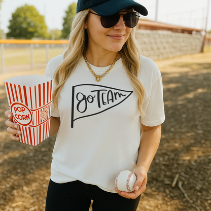 Go Team Pennant -- Gameday Spirit Tee