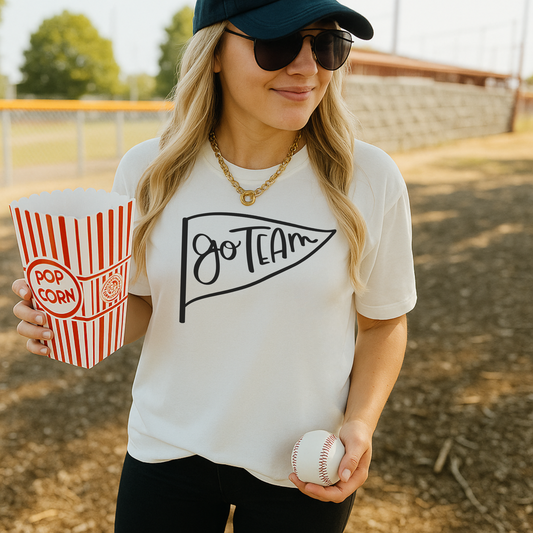 Go Team Pennant -- Gameday Spirit Tee