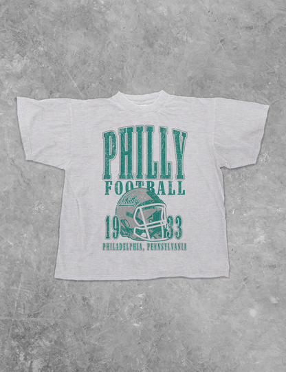 Underground Original Design: Philly Football, 90's Boxy Cotton TShirt