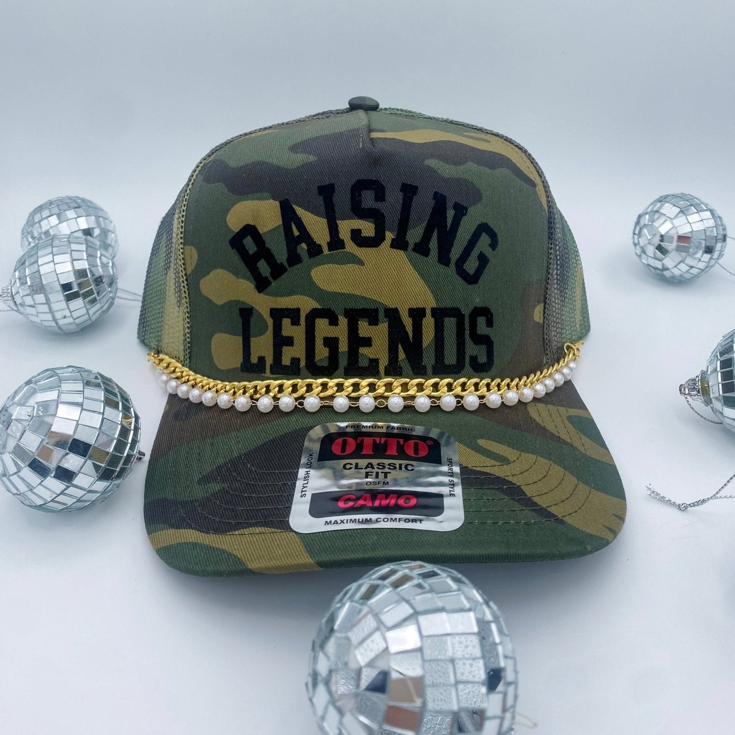 Raising Legends Camo -- Trucker Hat