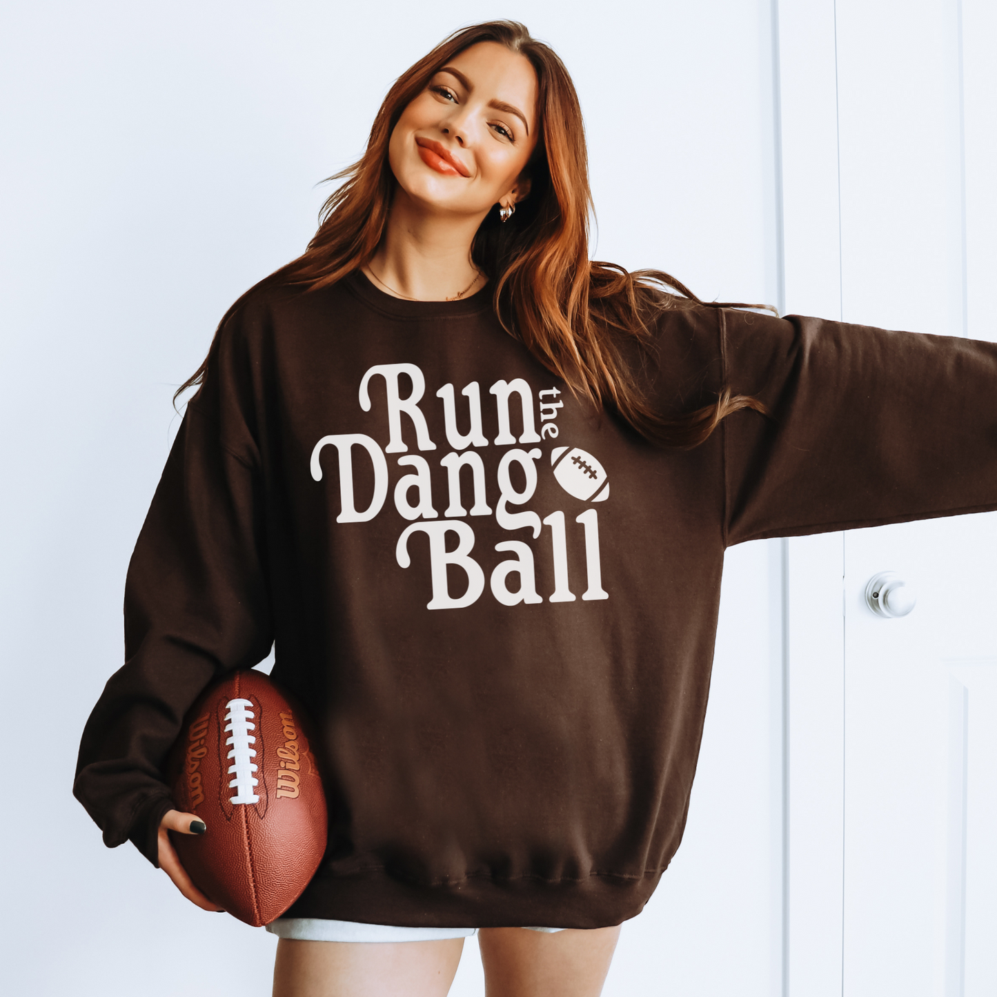 Run the Dang Ball -- Crewneck Sweatshirt