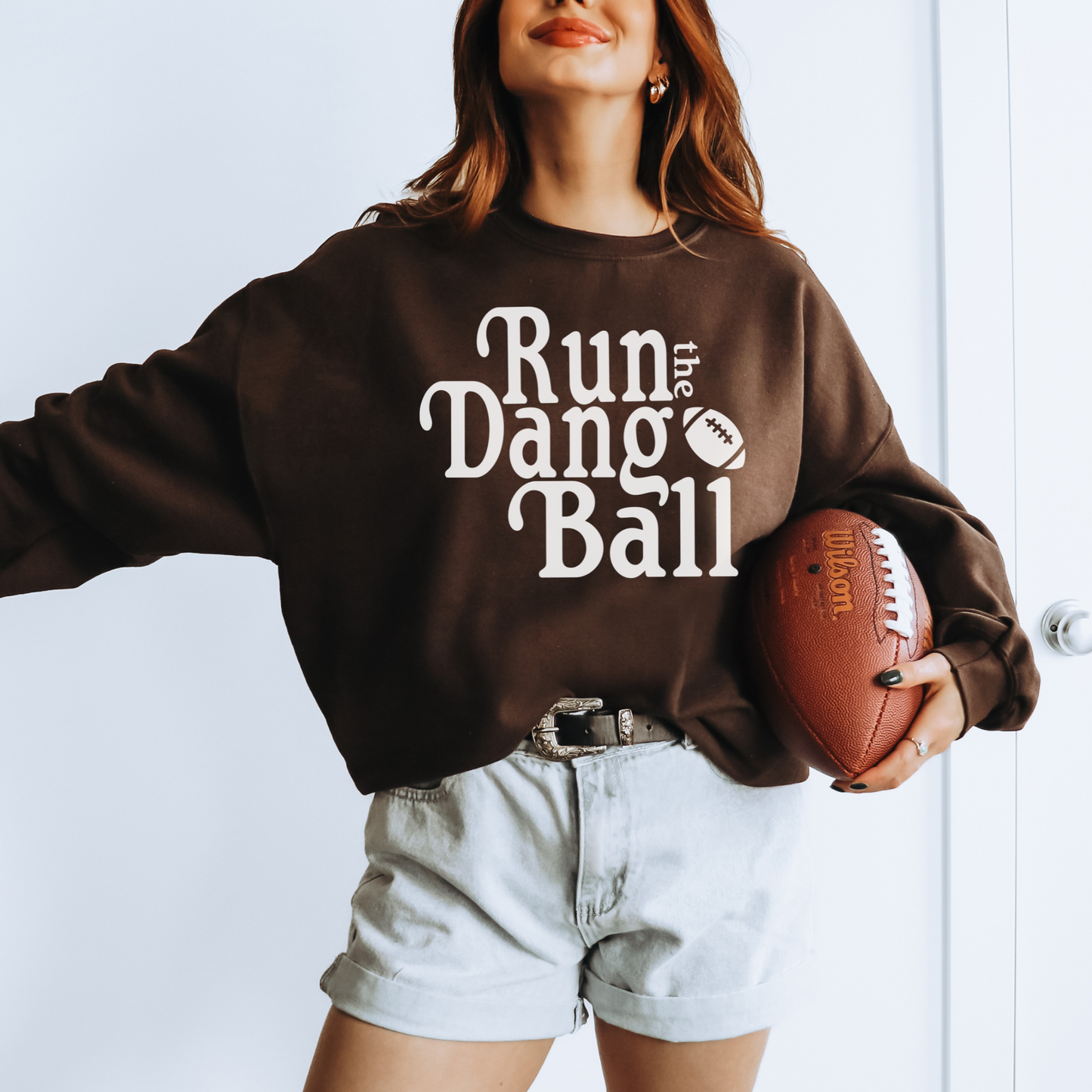 Run the Dang Ball -- Crewneck Sweatshirt