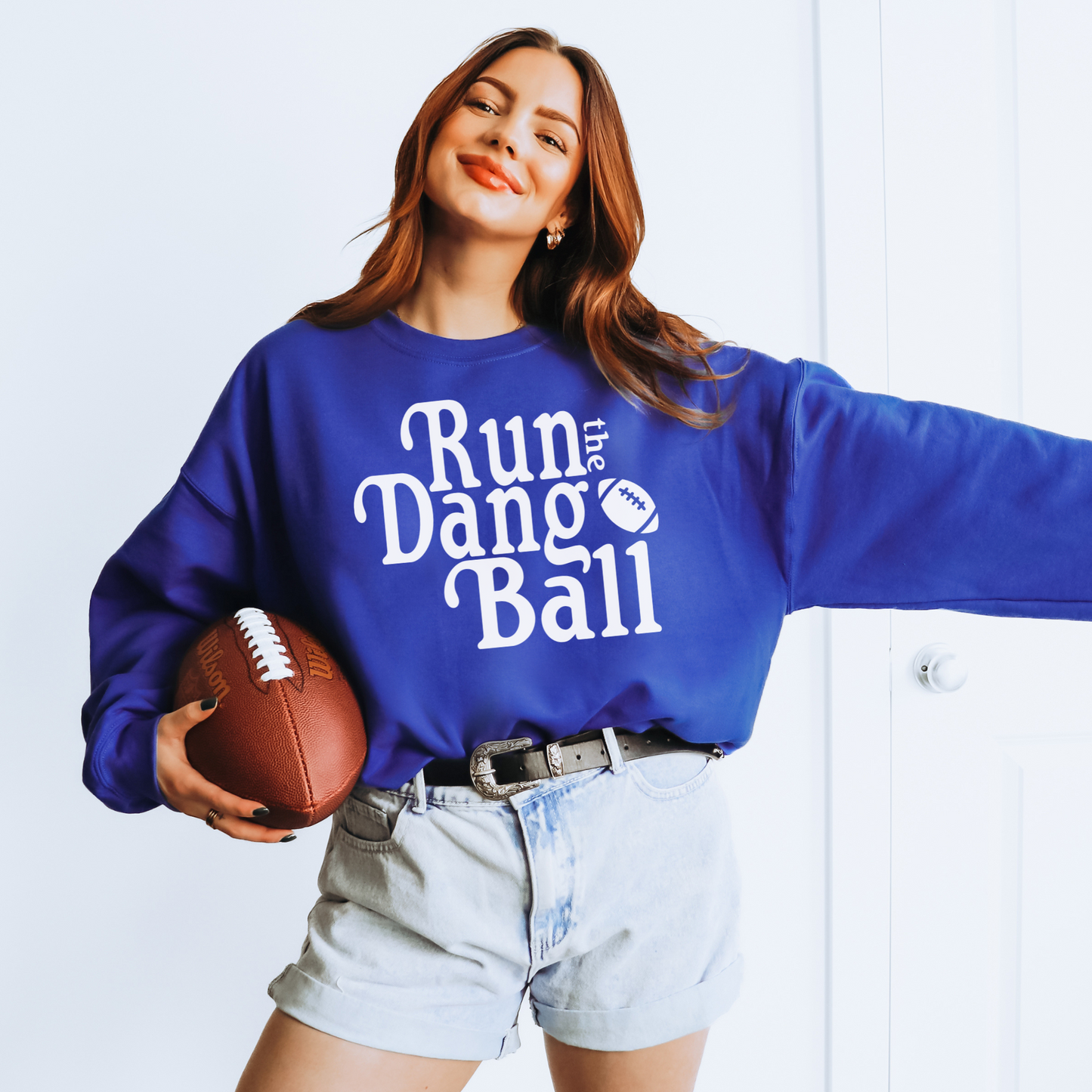 Run the Dang Ball -- Crewneck Sweatshirt