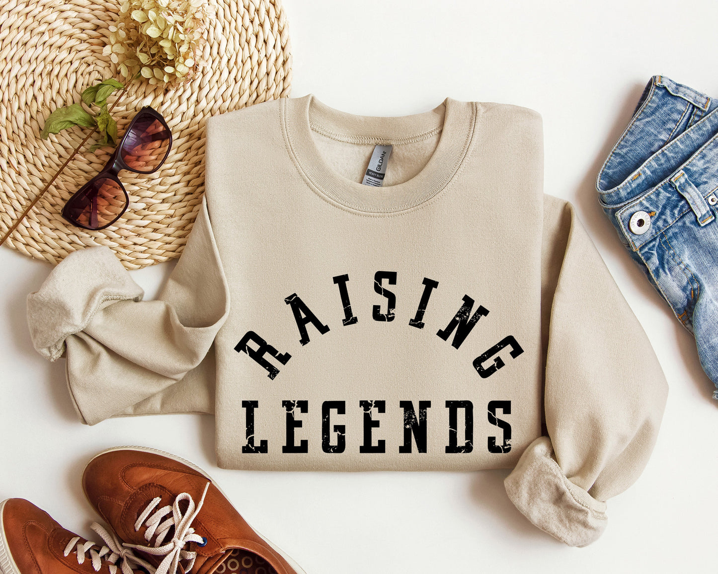 Raising Legends -- Sports Mom and Coach Sweatshirt