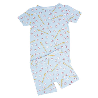 Classic Baseball Summer Pajama Set for Kids
