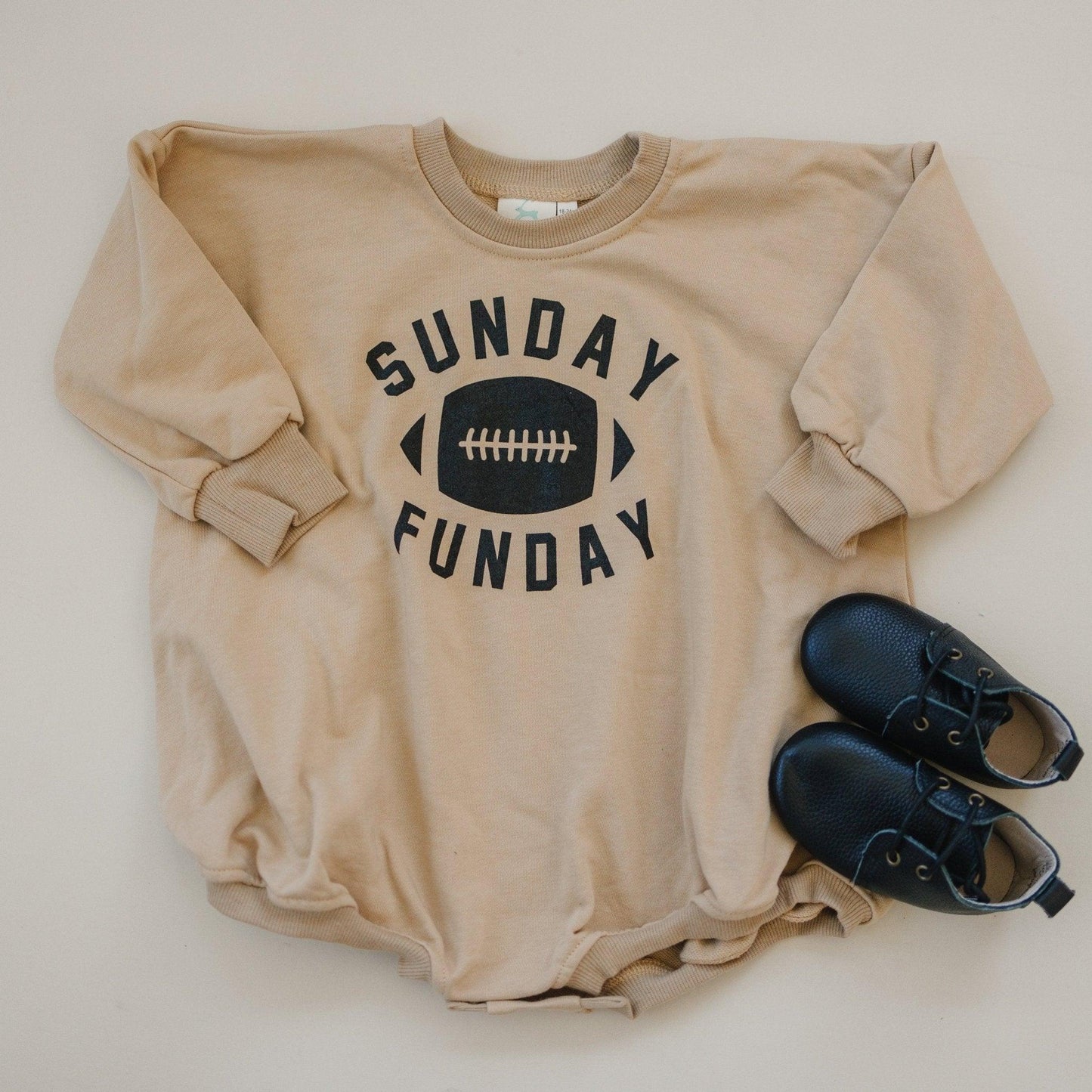Sunday Funday Football Sweatshirt Romper -- Multiple Colors