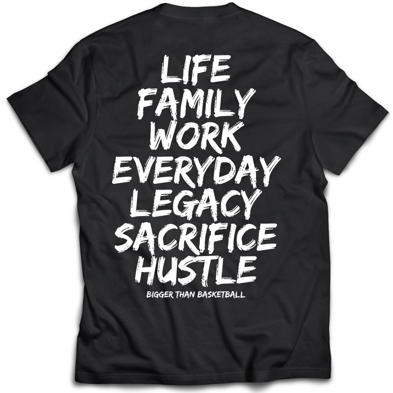 Basketball Is Life -- Graphic Tee | Black