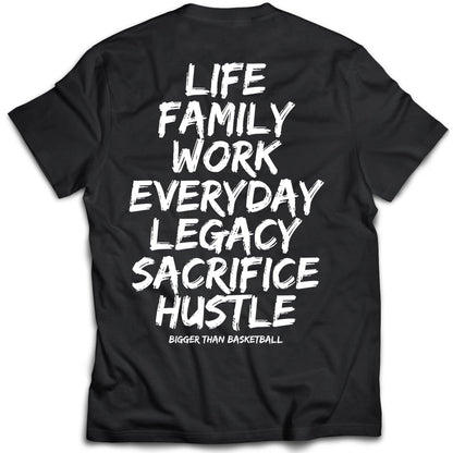 Basketball Is Life -- Graphic Tee | Black
