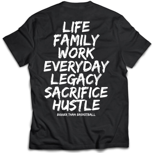 Basketball Is Life -- Graphic Tee | Black