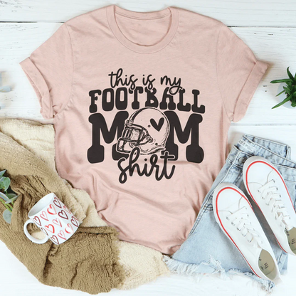 This Is My Football Mom Shirt Graphic Tee, view 2