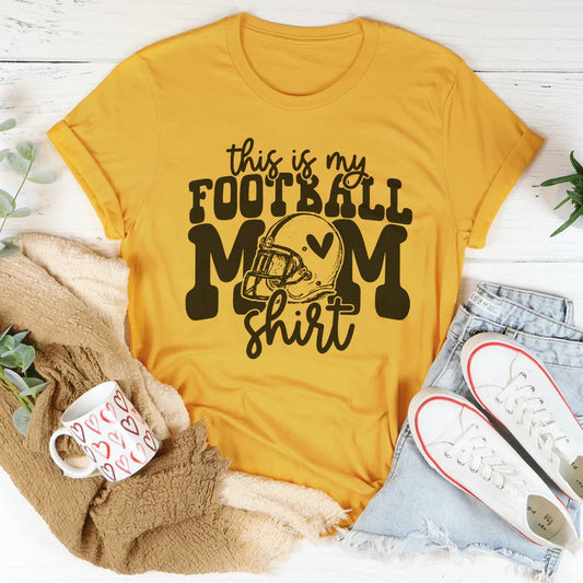 This Is My Football Mom Shirt -- Graphic Tee