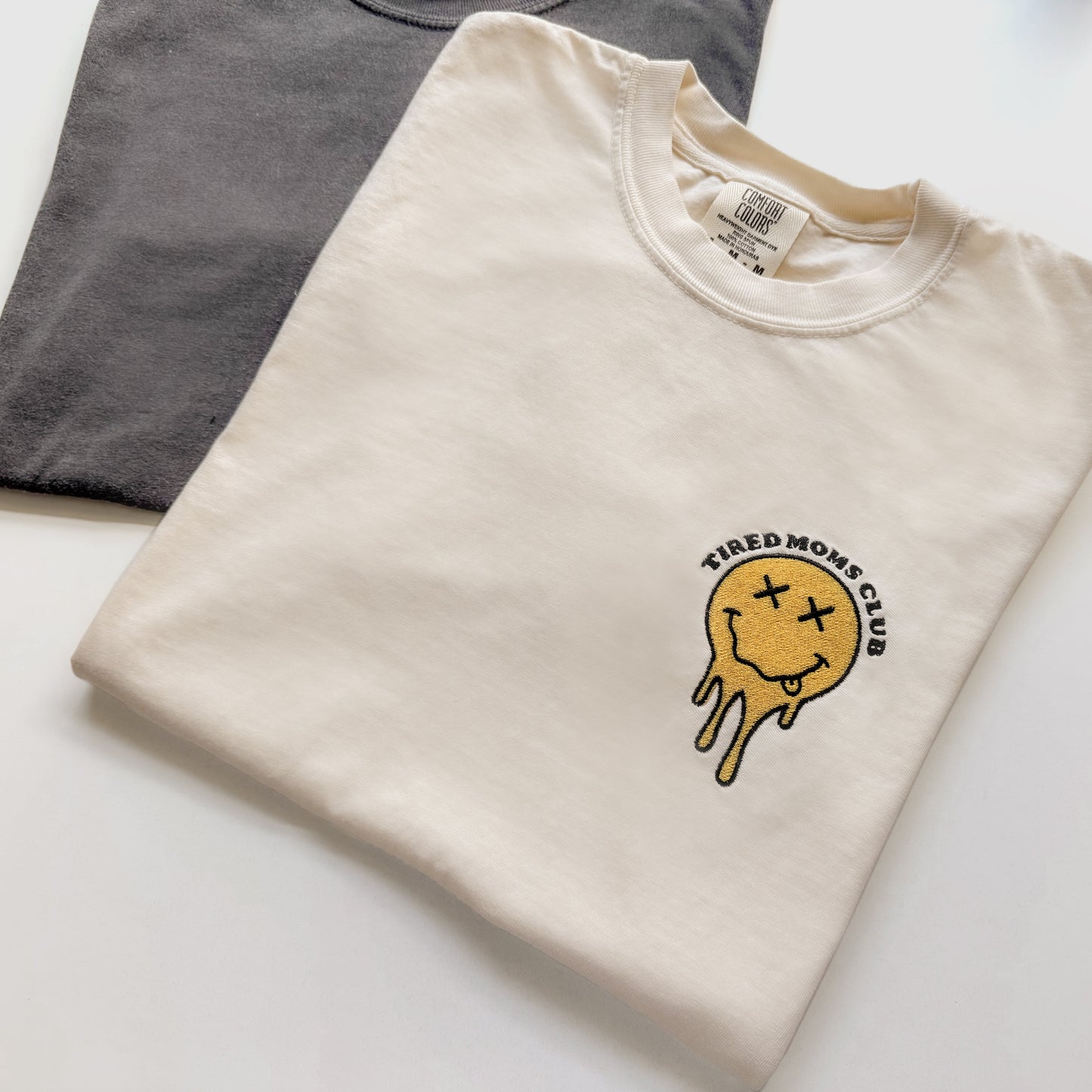 Tired Moms Club — Embroidered Sports Mom Tee