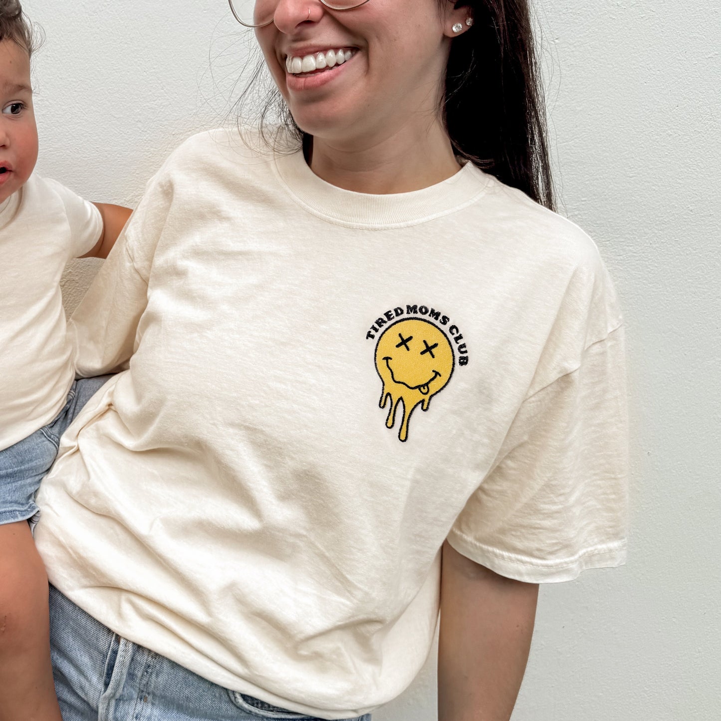 Tired Moms Club — Embroidered Sports Mom Tee