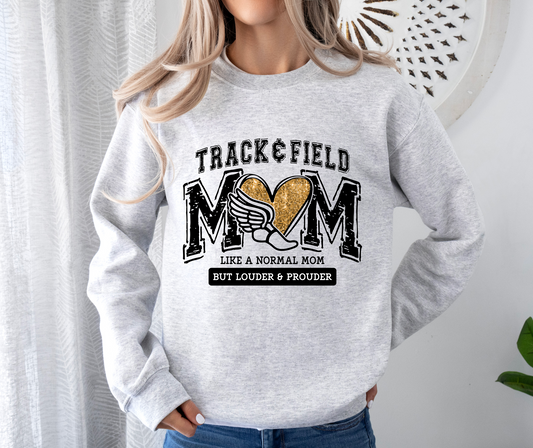 Louder and Prouder Mom Crew Sweatshirt - MULTIPLE SPORTS