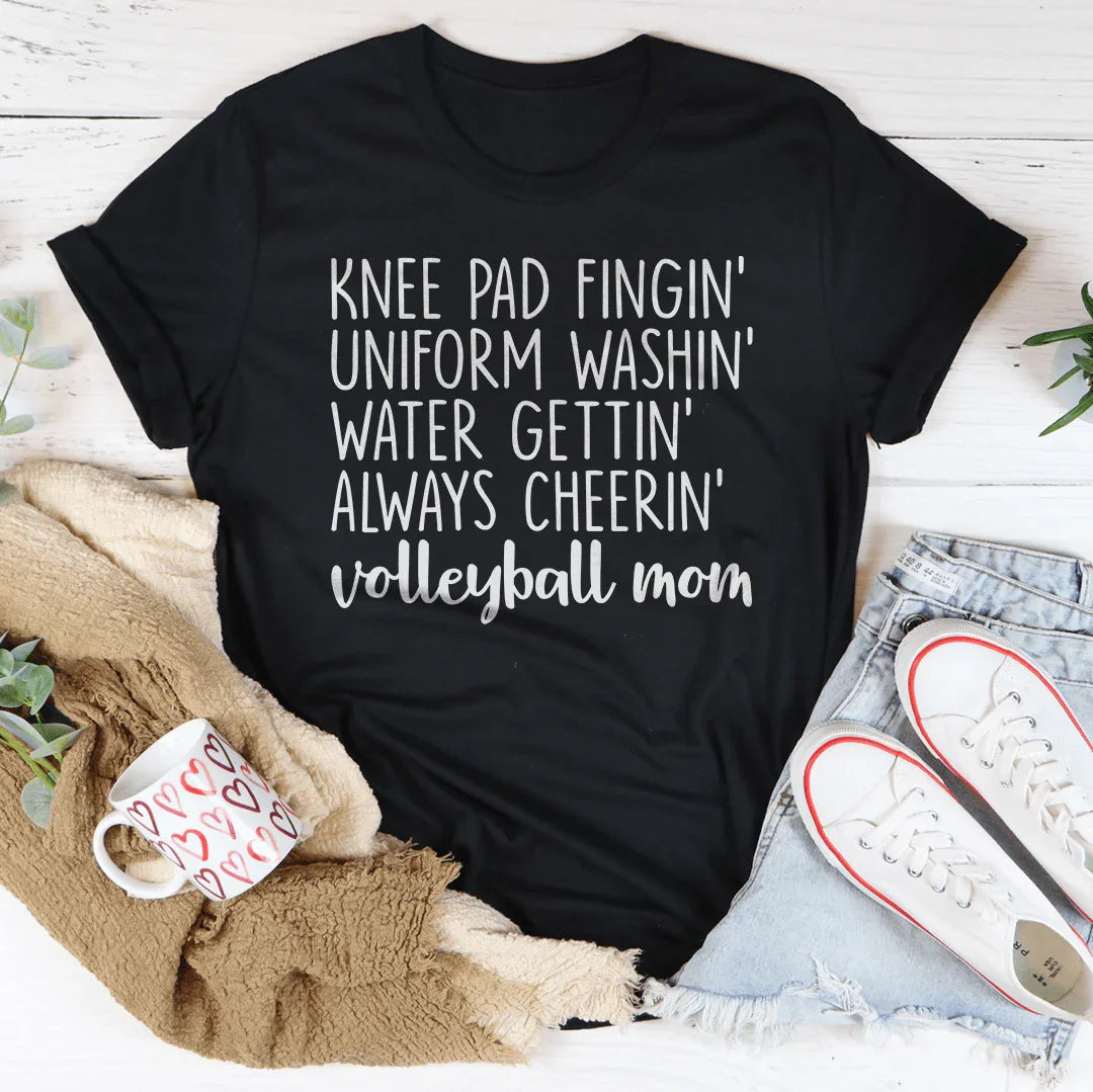 Volleyball Mom Tee -- Sideline Spirit