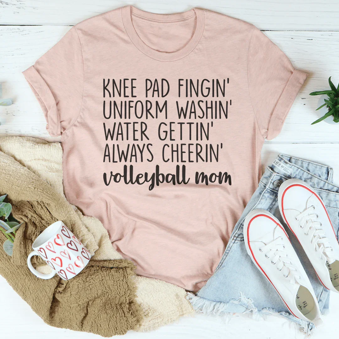 Volleyball Mom Tee -- Sideline Spirit