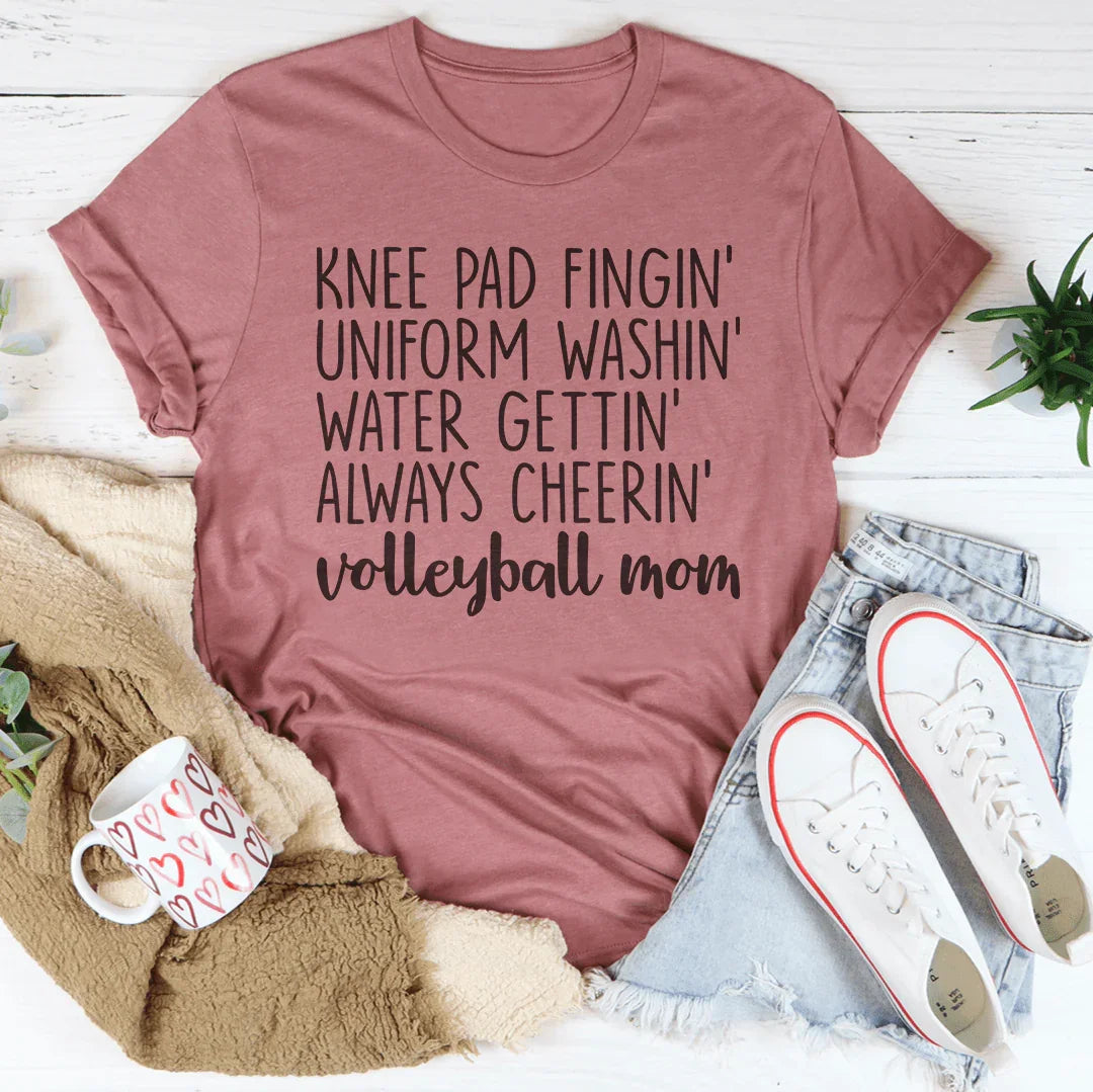Volleyball Mom Tee -- Sideline Spirit