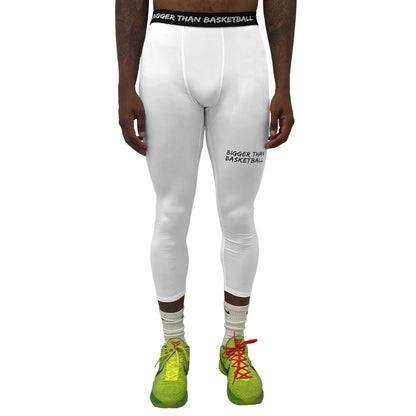 Compression Tights -- White
